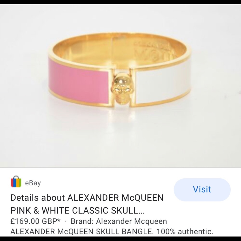 Alexander McQueen Classic Skull Bangle